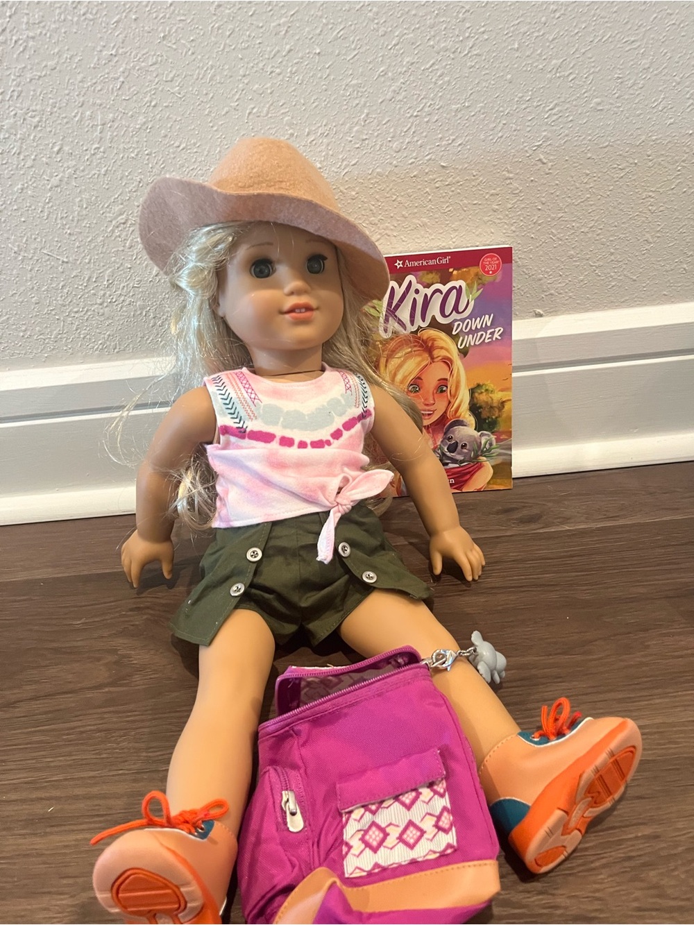 Kira American Girl Doll with accessories and book